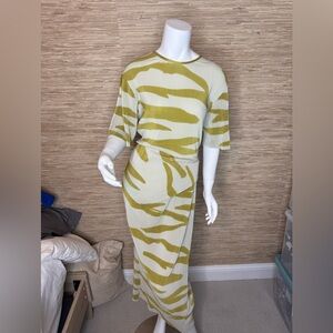 ASOS Design Plisse Printed Dress Size 14